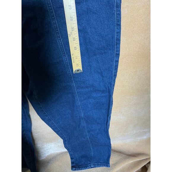 Universal Thread Denim Jumpsuit Sleeveless Full Zip Dark Wash Women's Size 16 - Picture 7 of 12